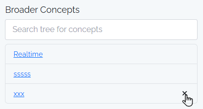 Dialog when deleting a concept