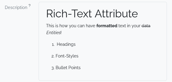 Image of rich-text input